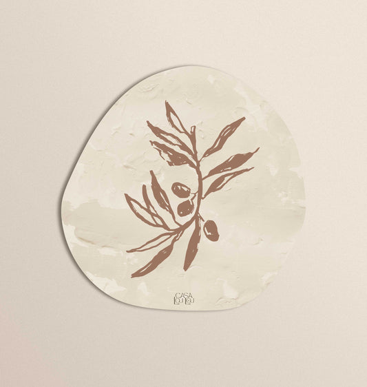 Organischer Wandkreis | Organische Gelassenheit Nr. 4