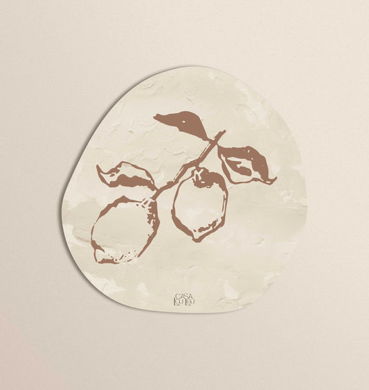 Organischer Wandkreis | Organische Gelassenheit Nr.6