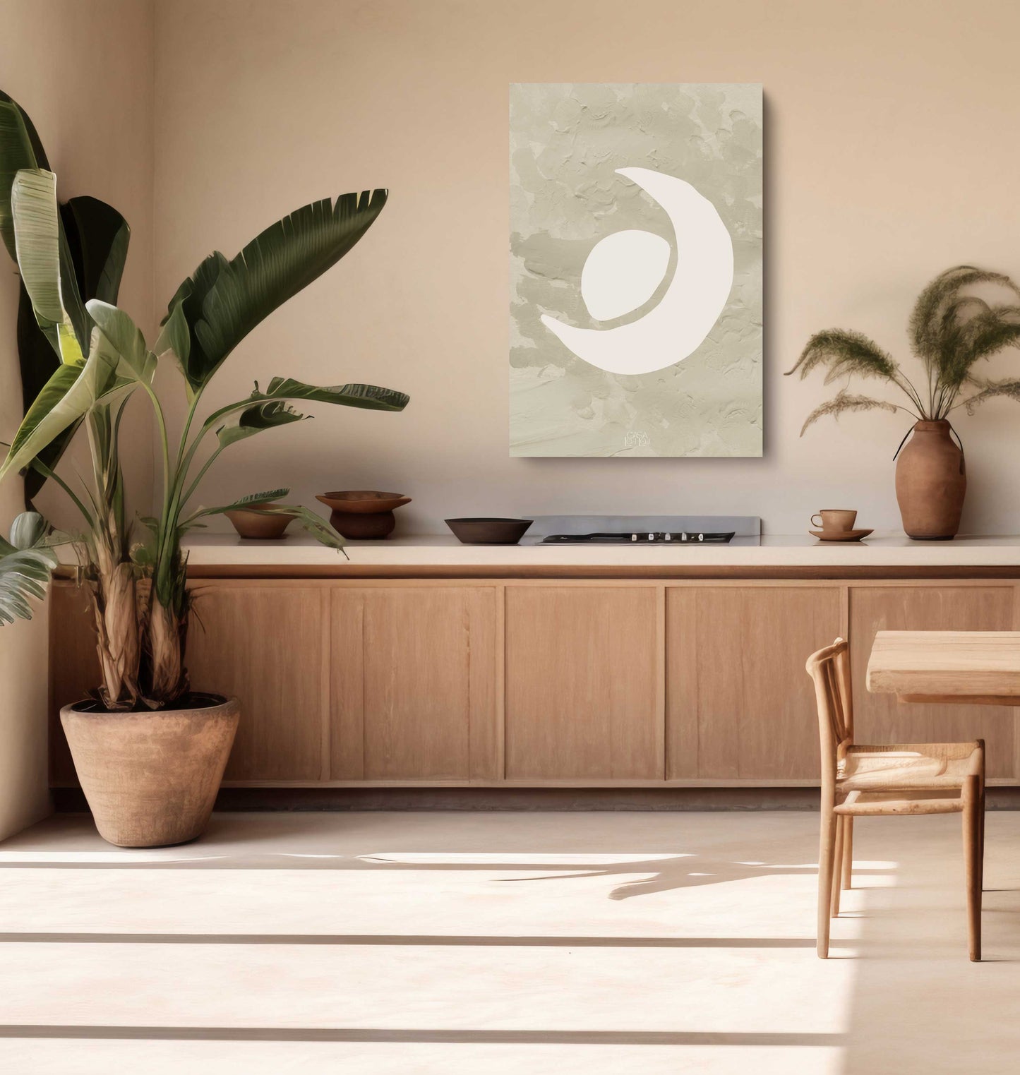 Rechthoekige wanddecoratie | Organic Serenity No.1