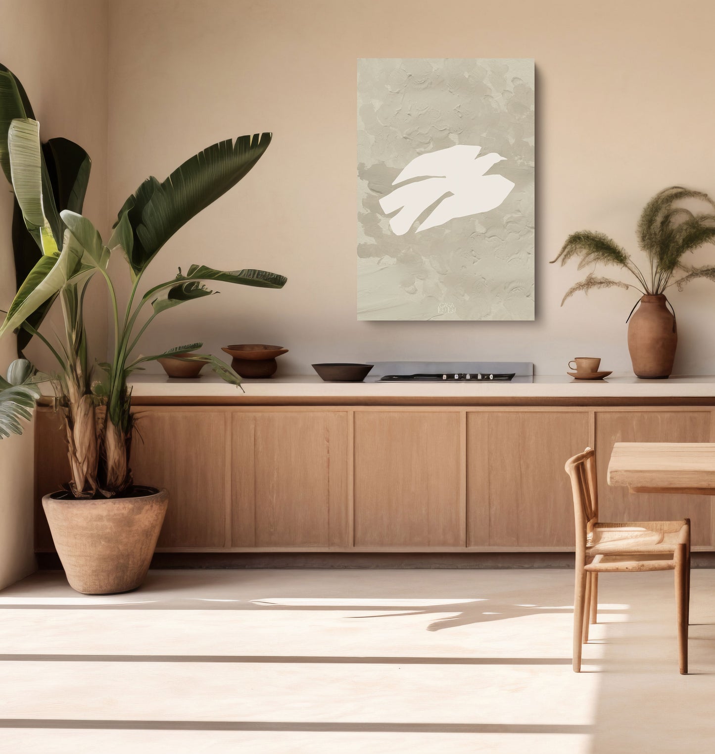 Rechthoekige wanddecoratie | Organic Serenity No.2