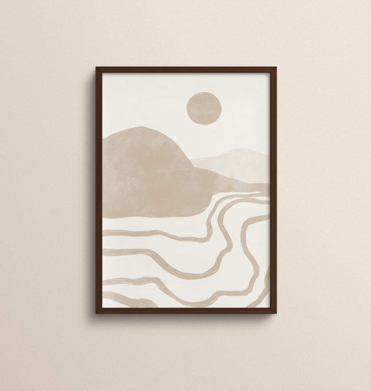 Poster | Erdige Konturen Nr.2