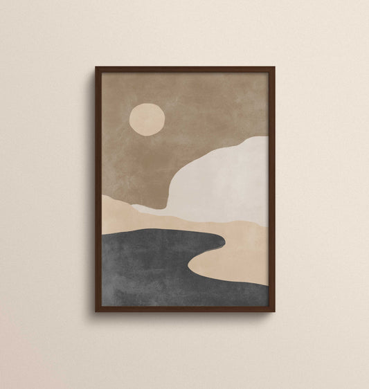 Poster | Erdige Konturen Nr.5