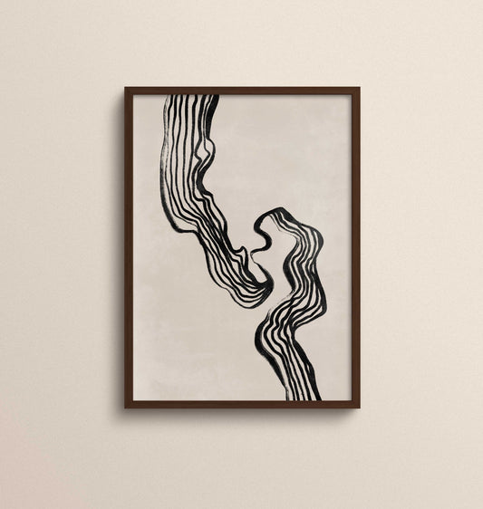 Poster | Erdige Konturen Nr.6