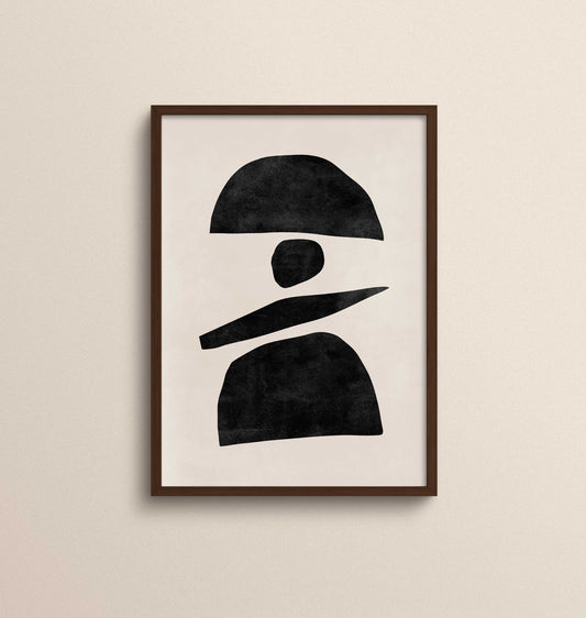 Poster | Erdige Konturen Nr.8