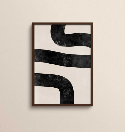 Poster | Erdige Konturen Nr.9