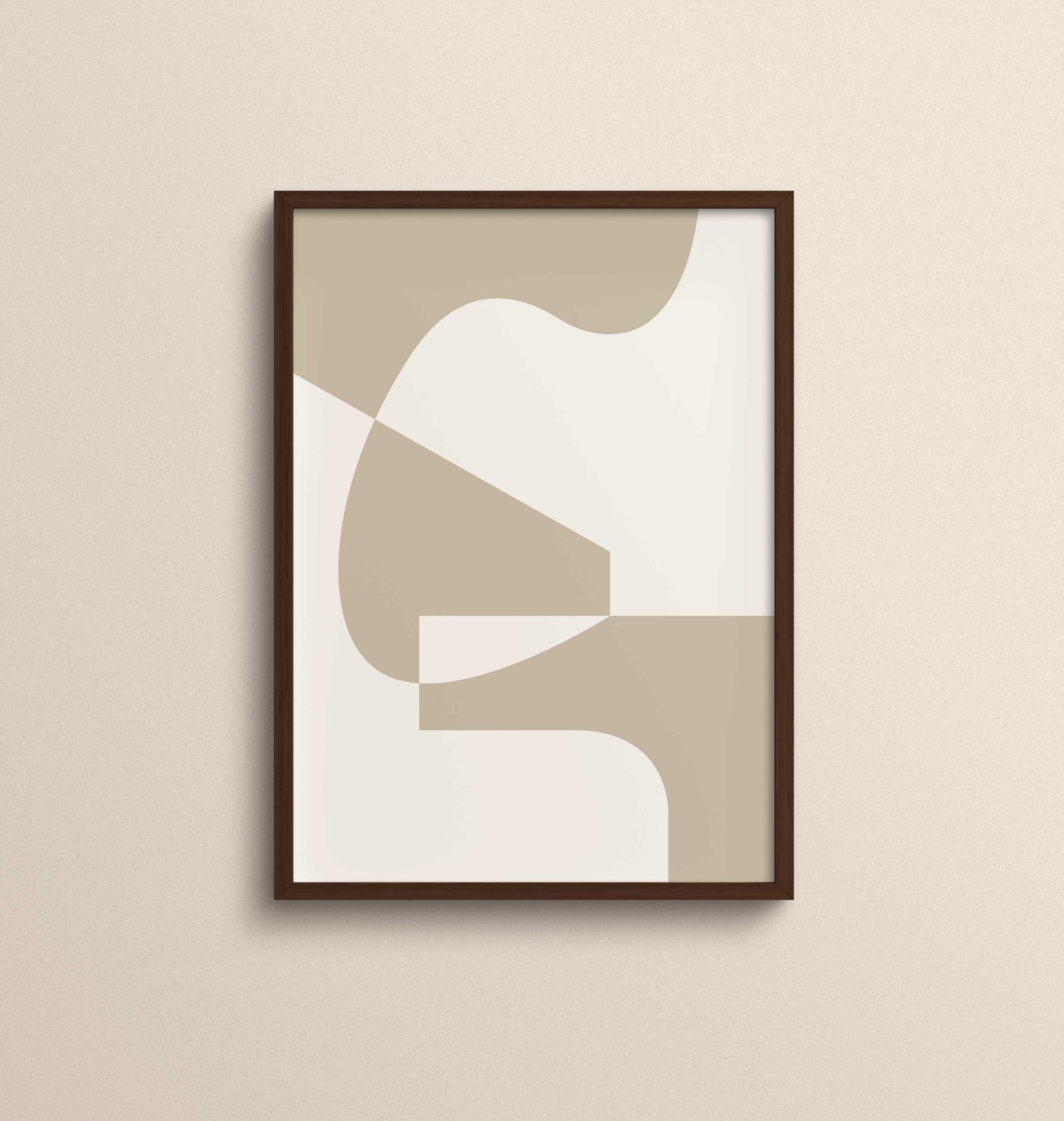 Poster | Harmonie in Einfachheit | Sandy Brown Nr.3